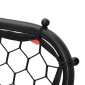 vidaXL Δίχτυ Επαναφοράς Μπαλών Μαύρο 84 x 73 x 60-80 εκ. Ατσάλινο