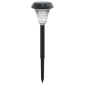 vidaXL Ηλιακά Φωτιστικά Διαδρόμου Εξ Χώρου Στήριγμα 12 τεμ. Λευκό