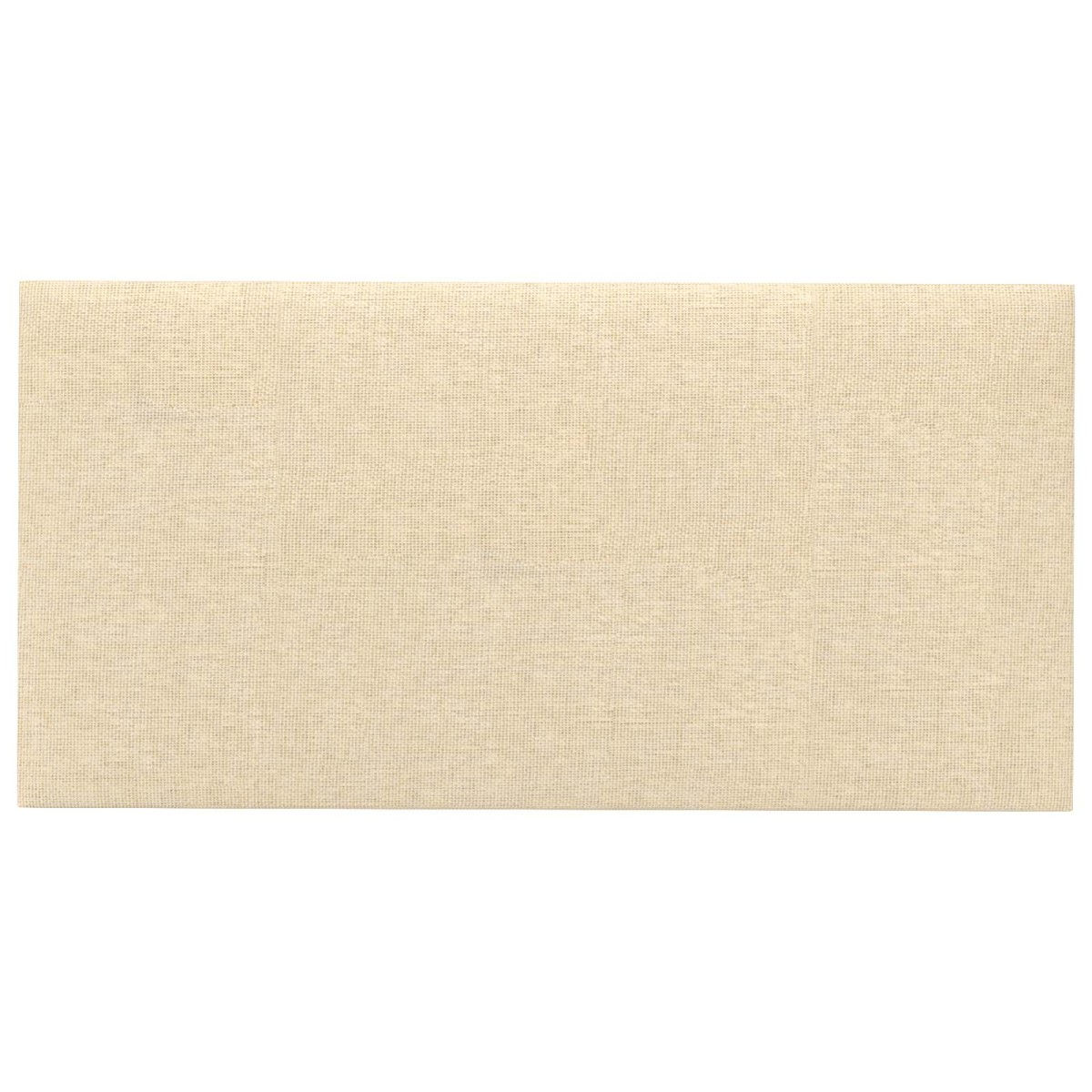 vidaXL Κεφαλάρι Τοίχου 12 τμχ. 30 x 15 cm Κρεμ ύφασμα