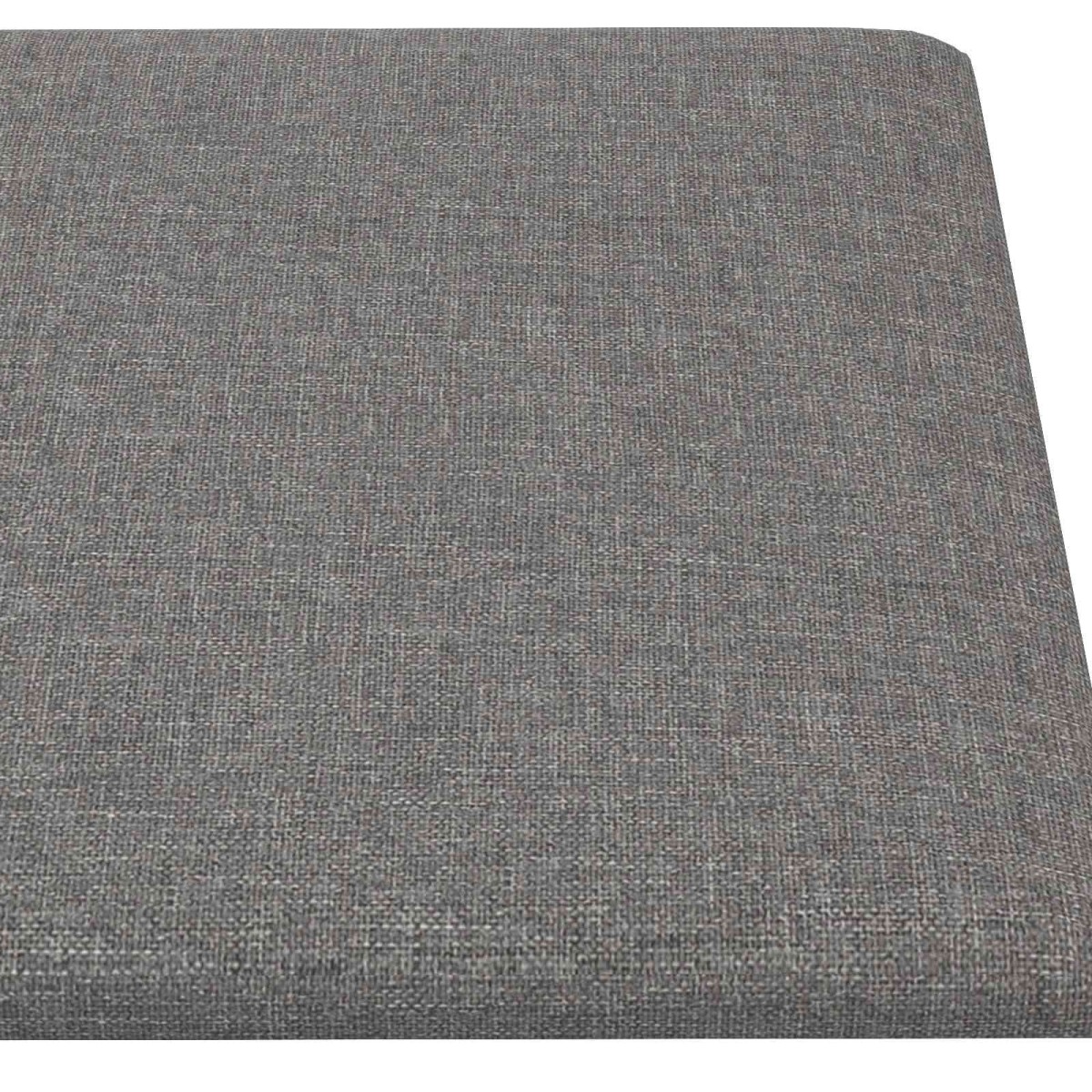 vidaXL Κεφαλάρι Τοίχου 12 τμχ. 30 x 15 cm Ανοιχτό γκρι ύφασμα