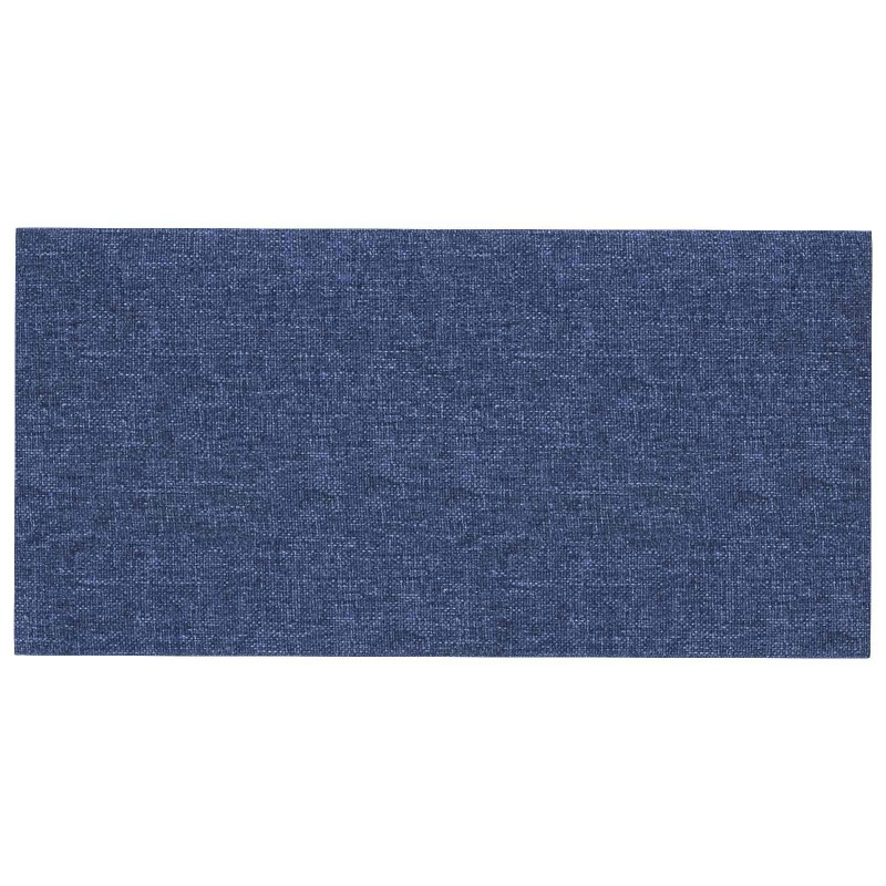 vidaXL Κεφαλάρι Τοίχου 12 τμχ. 30 x 15 cm Μπλε ύφασμα