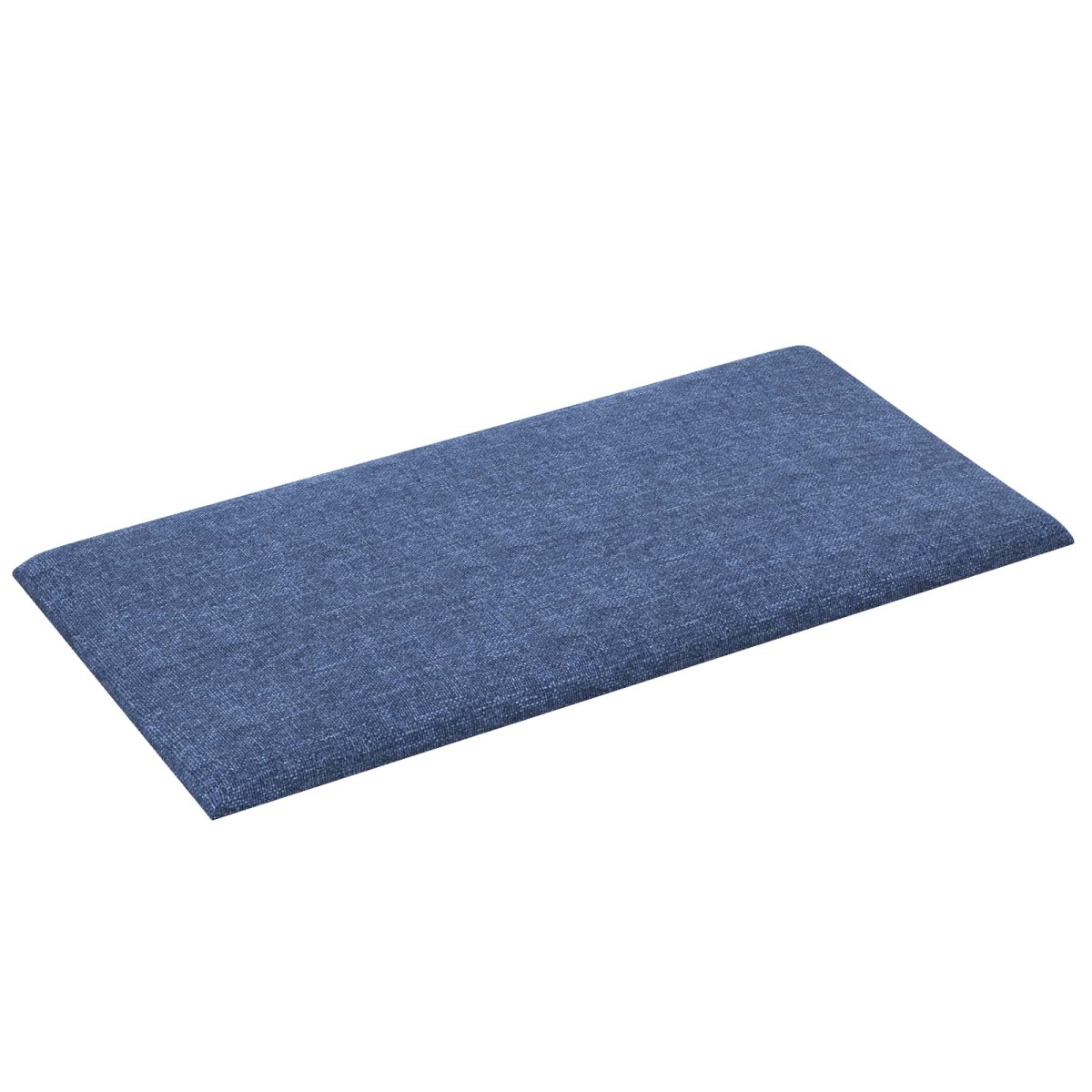 vidaXL Κεφαλάρι Τοίχου 12 τμχ. 30 x 15 cm Μπλε ύφασμα