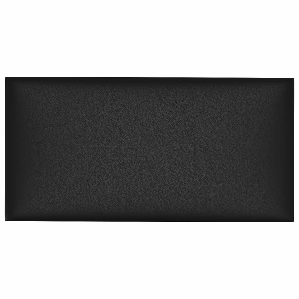 vidaXL Κεφαλάρι Τοίχου 12 τμχ. 30 x 15 cm Μαύρο ύφασμα