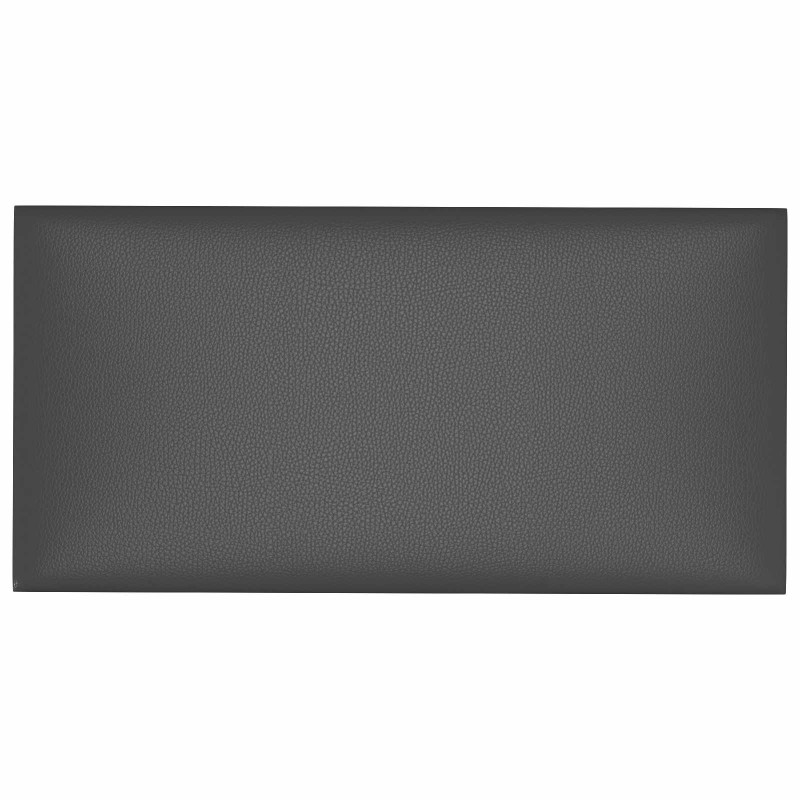 vidaXL Κεφαλάρι Τοίχου 12 τμχ. 30 x 15 cm Γκρι ύφασμα