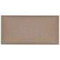 vidaXL Κεφαλάρι Τοίχου 12 τμχ. 30 x 15 cm Καπουτσίνο ύφασμα