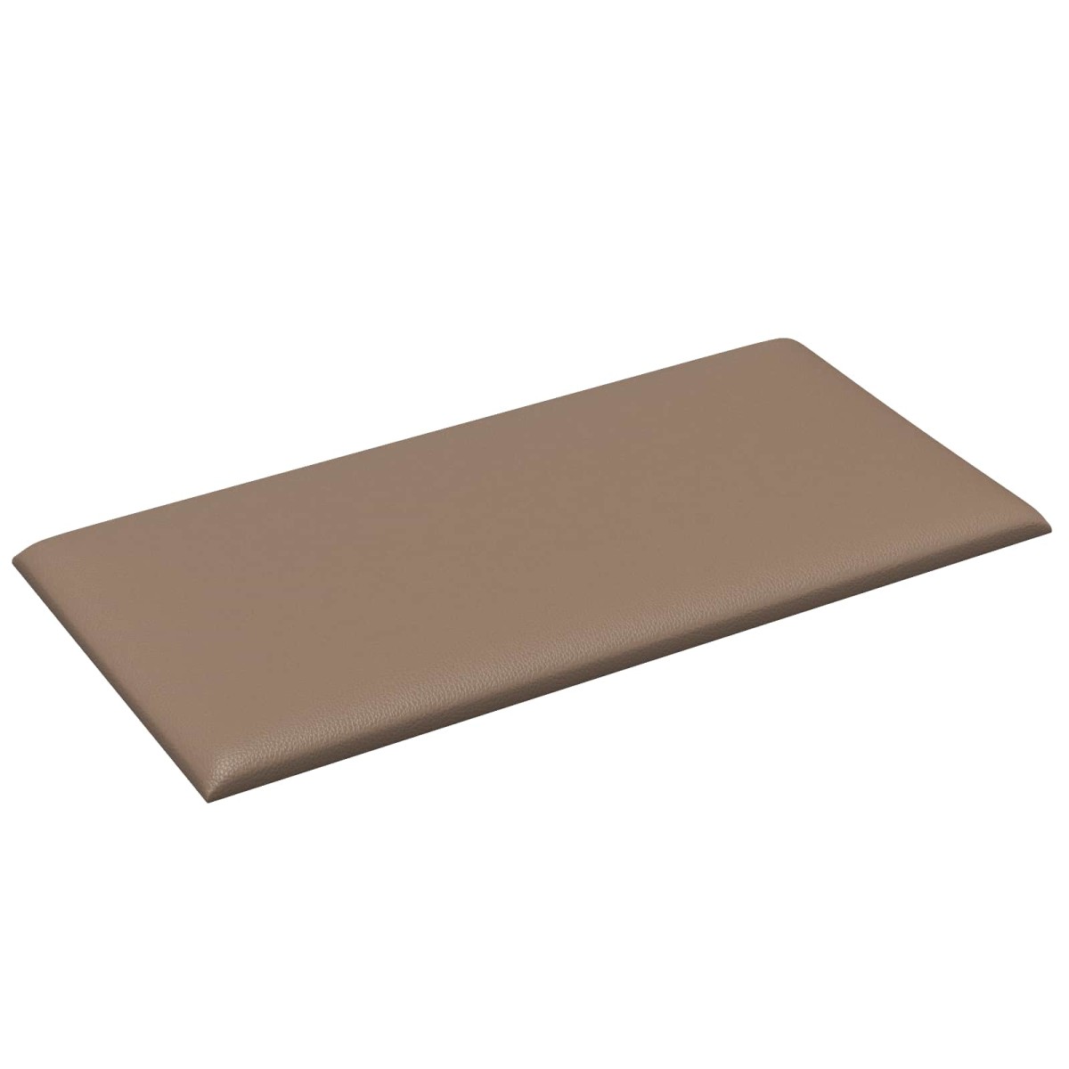 vidaXL Κεφαλάρι Τοίχου 12 τμχ. 30 x 15 cm Καπουτσίνο ύφασμα