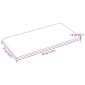 vidaXL Κεφαλάρι Τοίχου 12 τμχ. 30 x 15 cm Καπουτσίνο ύφασμα