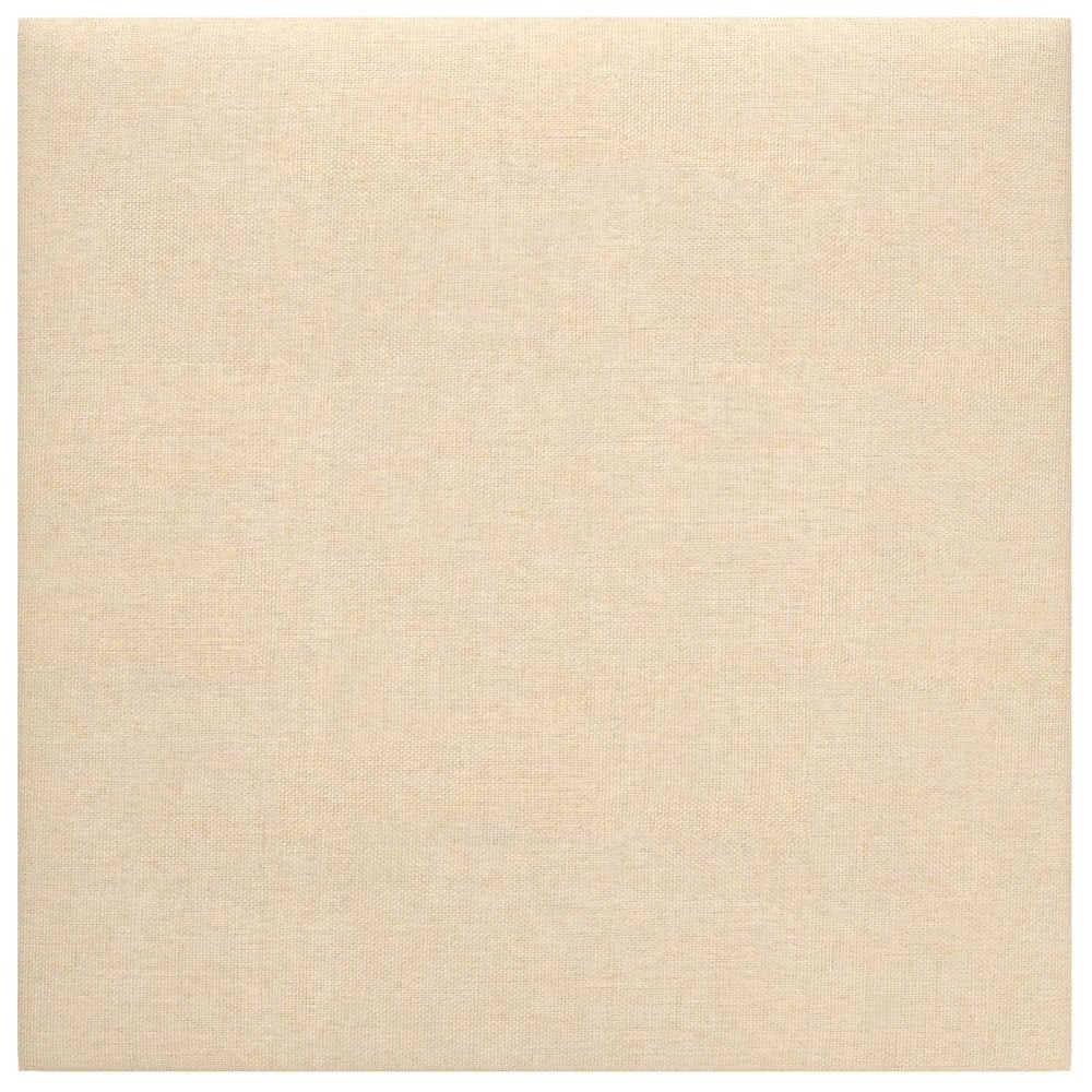 vidaXL Κεφαλάρι Τοίχου 12 τμχ. 30 x 30 cm Κρεμ ύφασμα