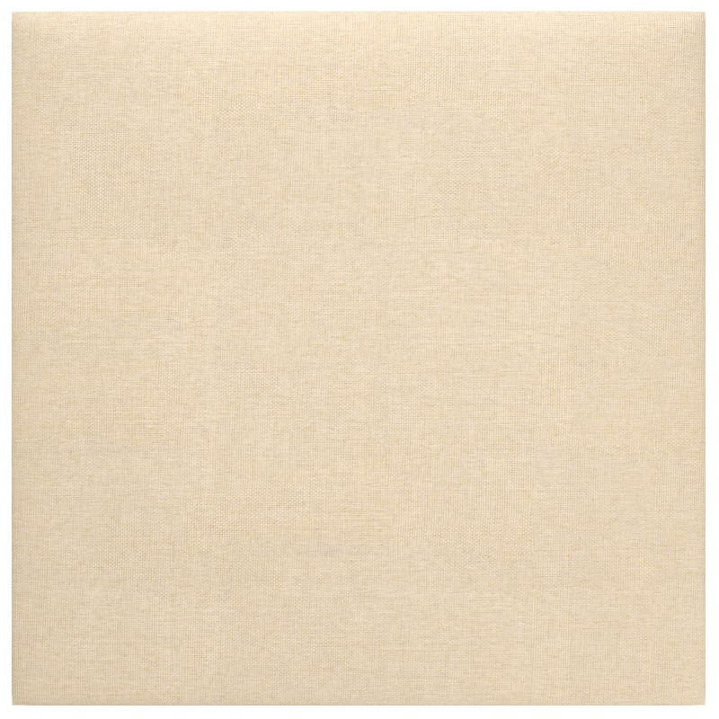 vidaXL Κεφαλάρι Τοίχου 12 τμχ. 30 x 30 cm Κρεμ ύφασμα