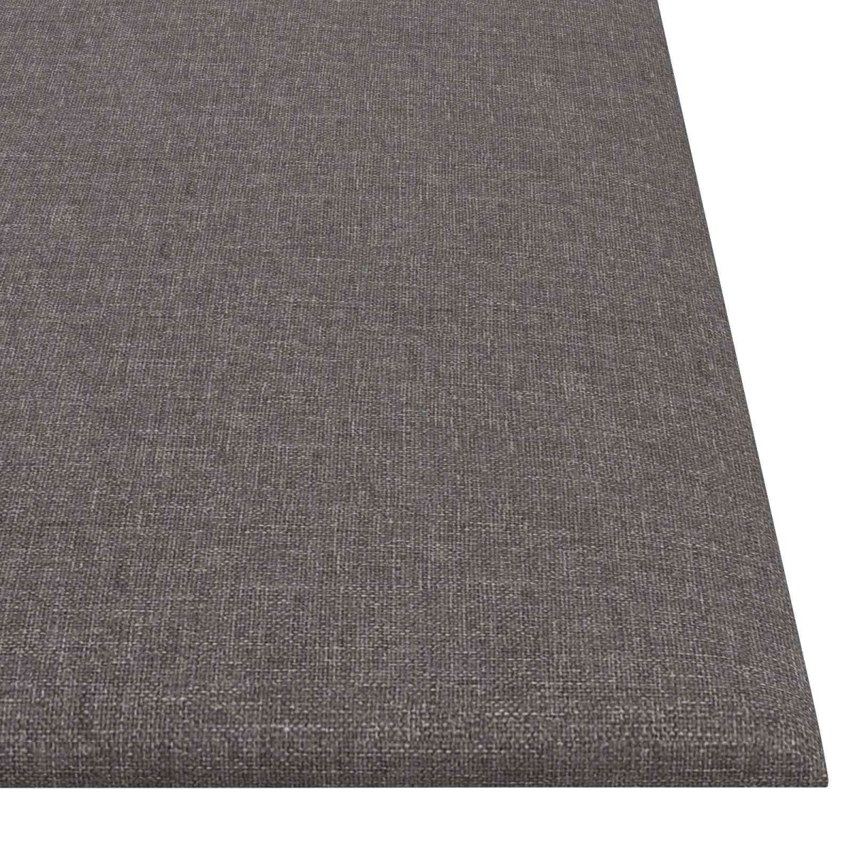 vidaXL Κεφαλάρι Τοίχου 12 τμχ. 30 x 30 cm Ανοιχτό γκρι ύφασμα