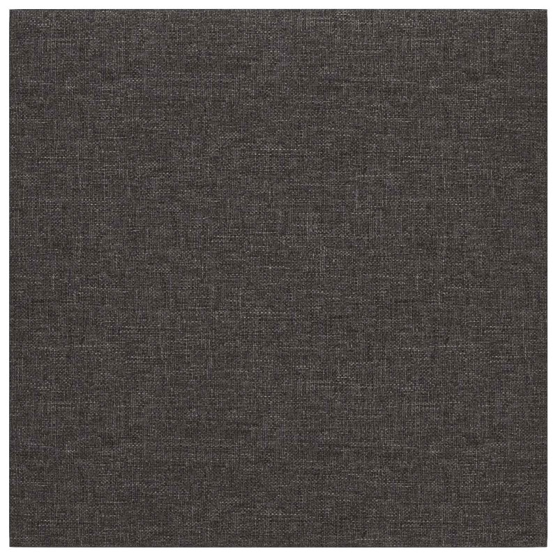 vidaXL Κεφαλάρι Τοίχου 12 τμχ. 30 x 30 cm Σκούρο Γκρι ύφασμα