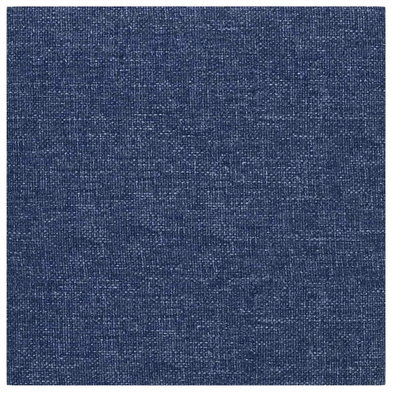 vidaXL Κεφαλάρι Τοίχου 12 τμχ. 30 x 30 cm Μπλε ύφασμα