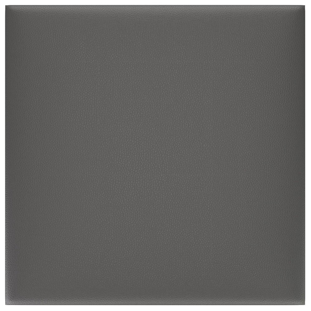 vidaXL Κεφαλάρι Τοίχου 12 τμχ. 30 x 30 cm Γκρι ύφασμα
