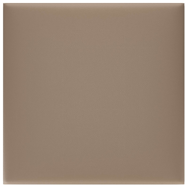 vidaXL Κεφαλάρι Τοίχου 12 τμχ. 30 x 30 cm Καπουτσίνο ύφασμα