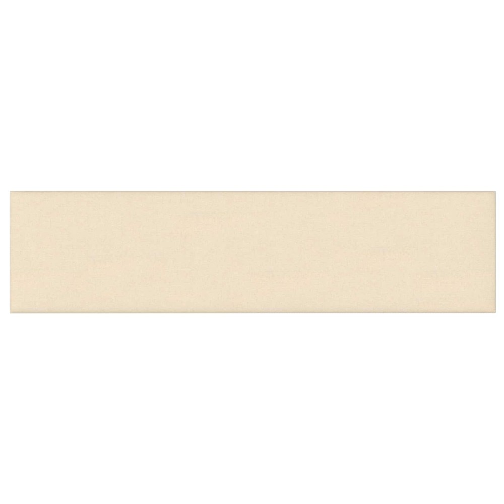 vidaXL Κεφαλάρι Τοίχου 12 τμχ. 60 x 15 cm Κρεμ ύφασμα