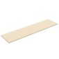 vidaXL Κεφαλάρι Τοίχου 12 τμχ. 60 x 15 cm Κρεμ ύφασμα
