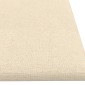 vidaXL Κεφαλάρι Τοίχου 12 τμχ. 60 x 15 cm Κρεμ ύφασμα