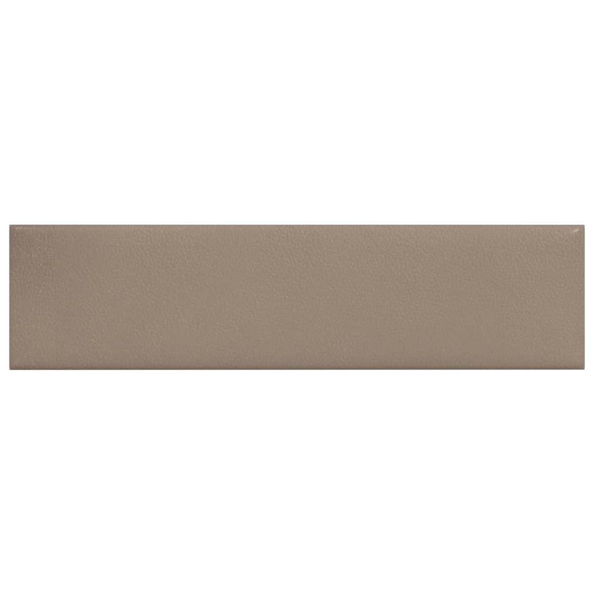 vidaXL Κεφαλάρι Τοίχου 12 τμχ. 60 x 15 cm Καπουτσίνο ύφασμα
