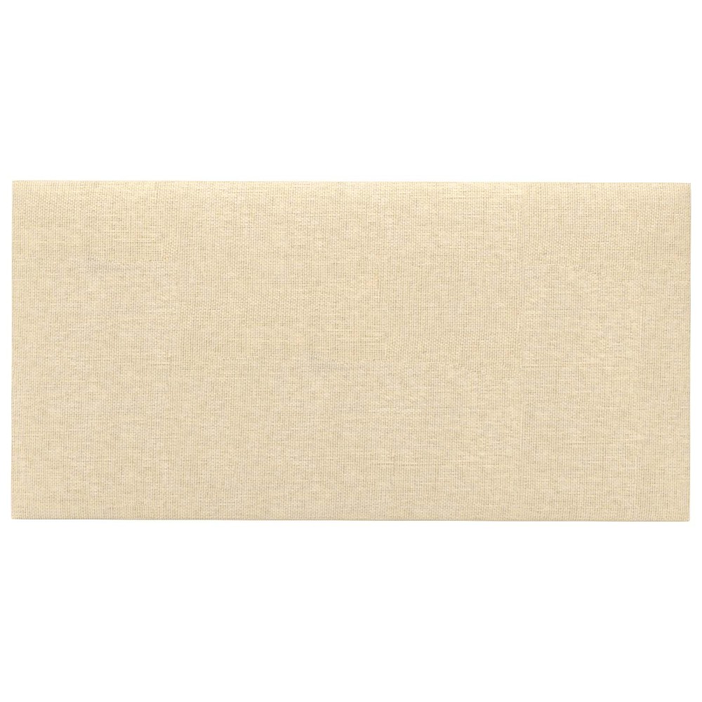 vidaXL Κεφαλάρι Τοίχου 12 τμχ. 60 x 30 cm Κρεμ ύφασμα