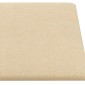 vidaXL Κεφαλάρι Τοίχου 12 τμχ. 60 x 30 cm Κρεμ ύφασμα