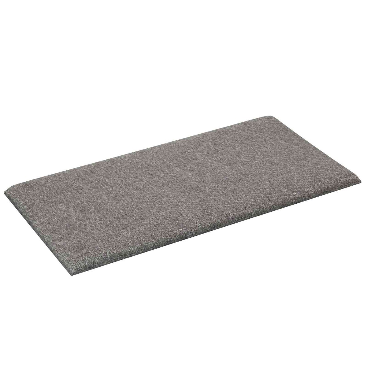vidaXL Κεφαλάρι Τοίχου 12 τμχ. 60 x 30 cm Ανοιχτό γκρι ύφασμα