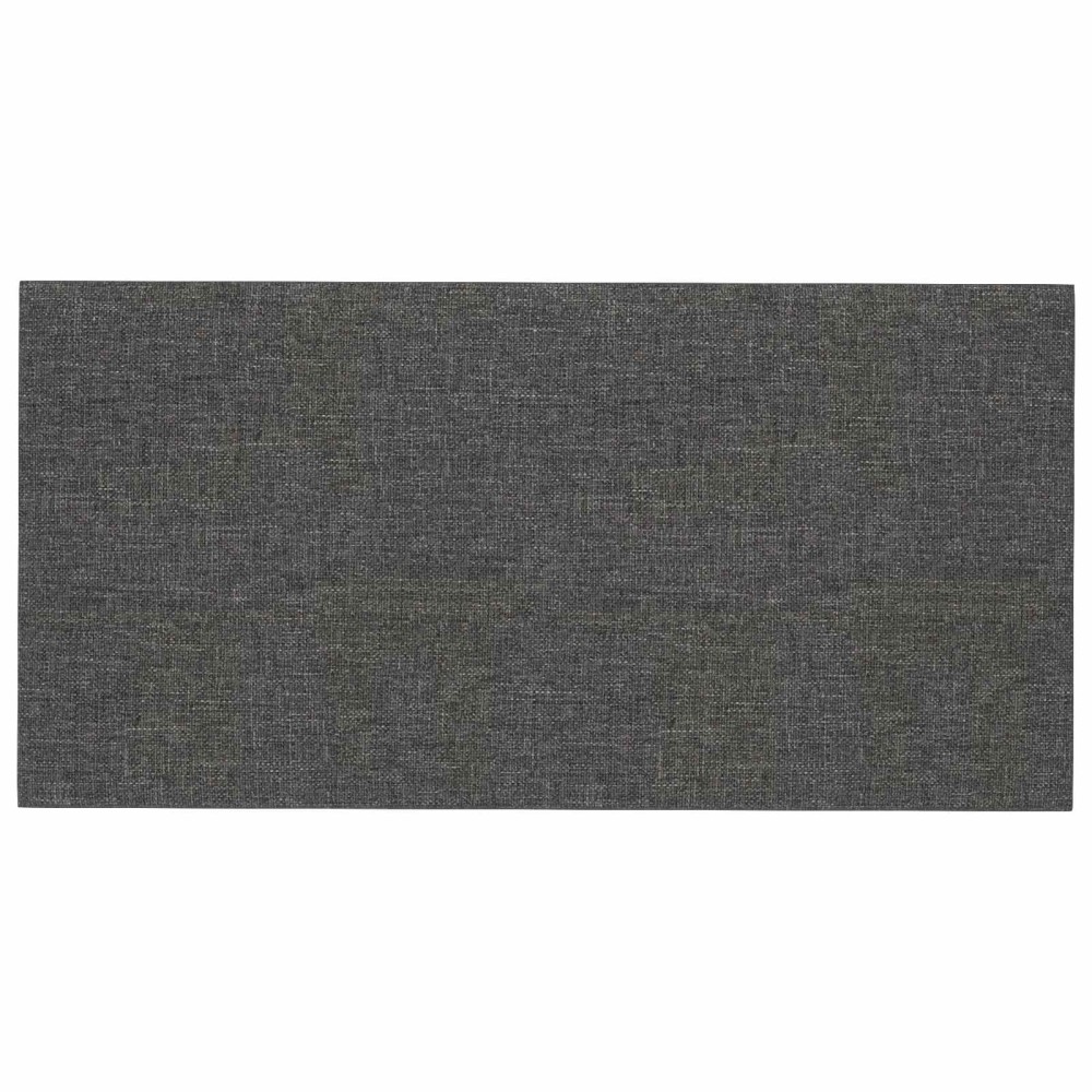 vidaXL Κεφαλάρι Τοίχου 12 τμχ. 60 x 30 cm Σκούρο Γκρι ύφασμα