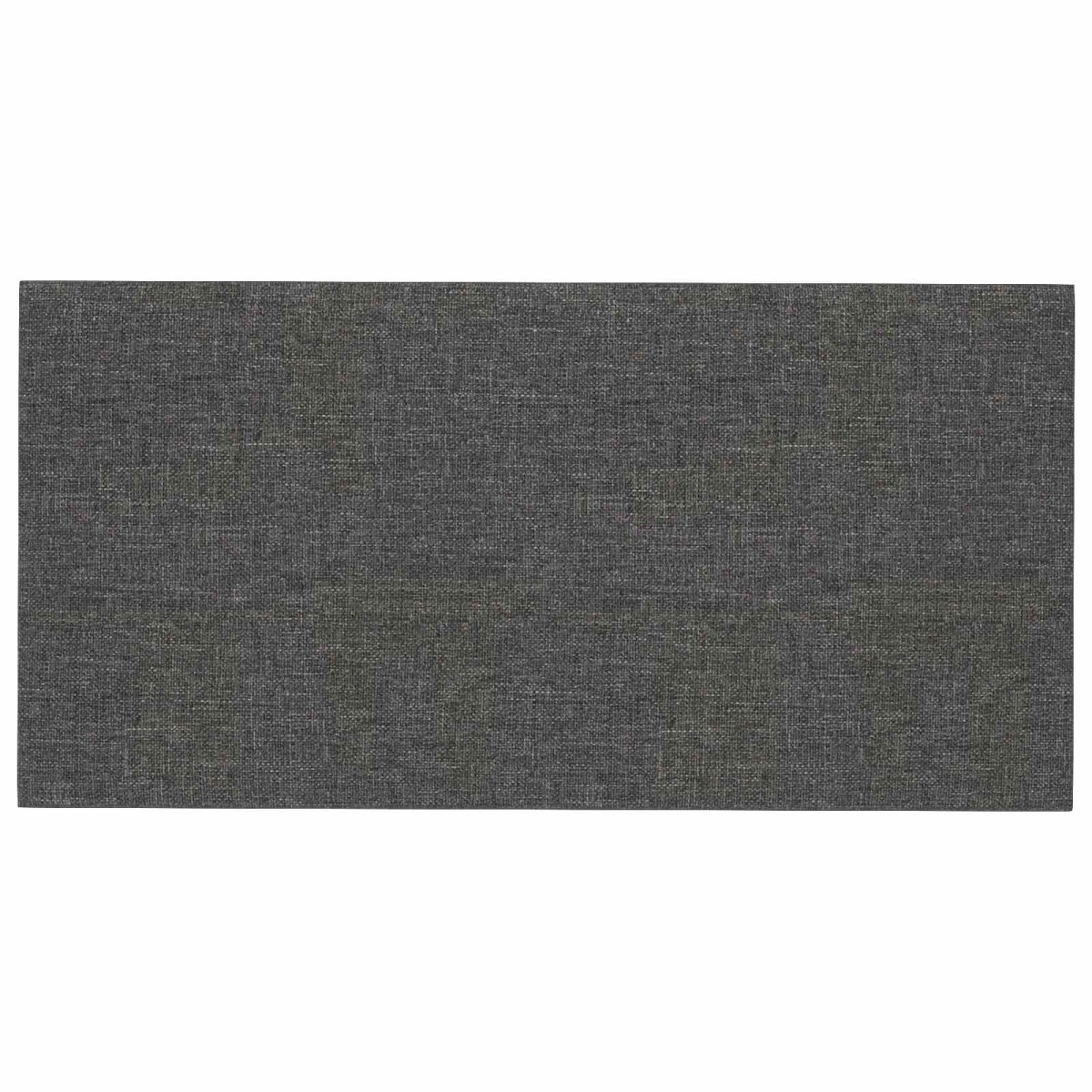 vidaXL Κεφαλάρι Τοίχου 12 τμχ. 60 x 30 cm Σκούρο Γκρι ύφασμα