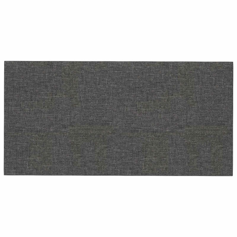 vidaXL Κεφαλάρι Τοίχου 12 τμχ. 60 x 30 cm Σκούρο Γκρι ύφασμα