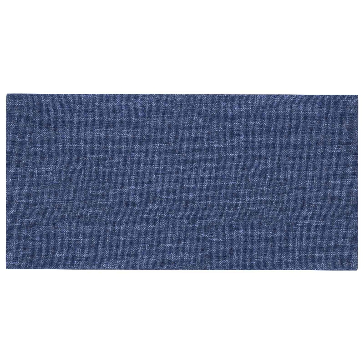 vidaXL Κεφαλάρι Τοίχου 12 τμχ. 60 x 30 cm Μπλε ύφασμα