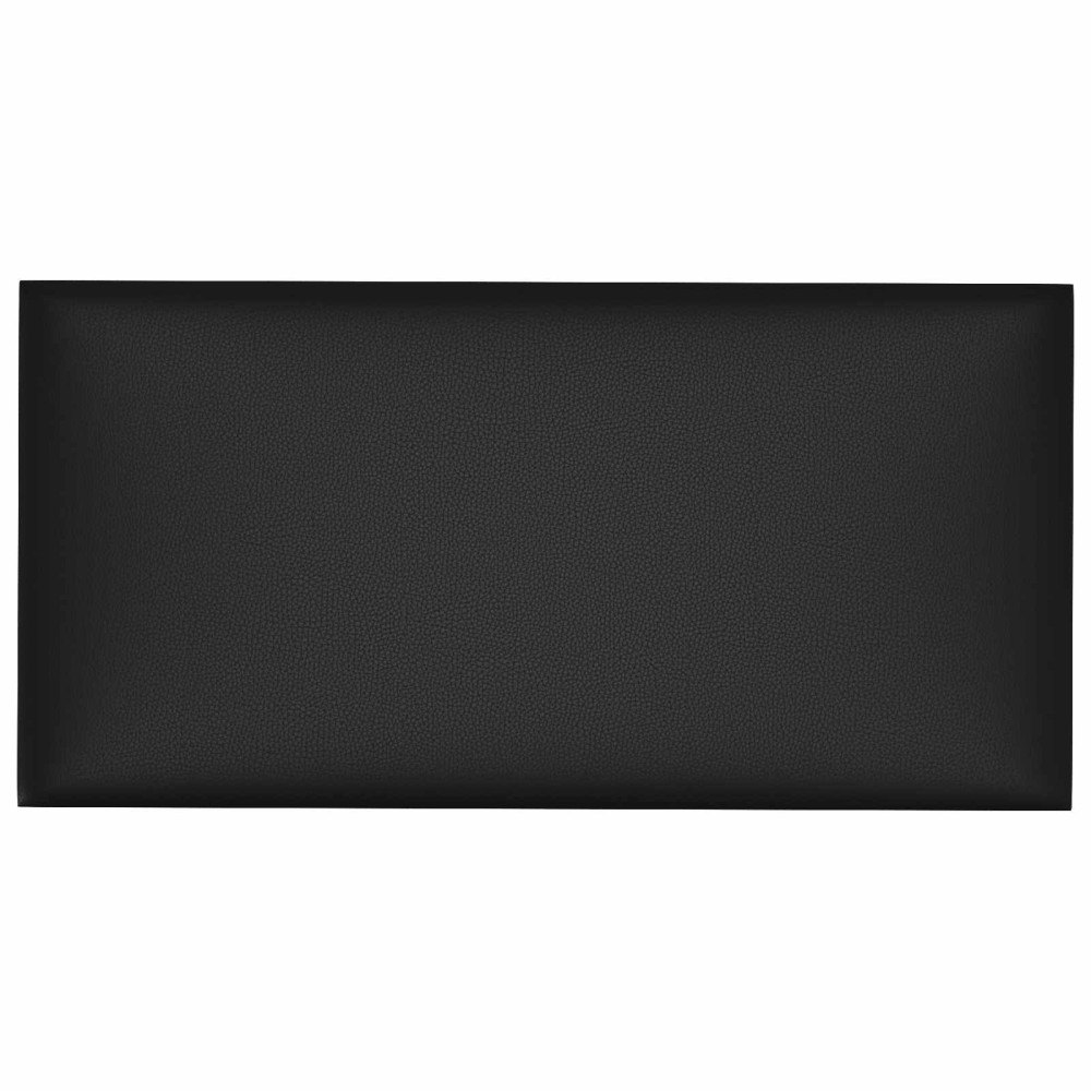 vidaXL Κεφαλάρι Τοίχου 12 τμχ. 60 x 30 cm Μαύρο ύφασμα