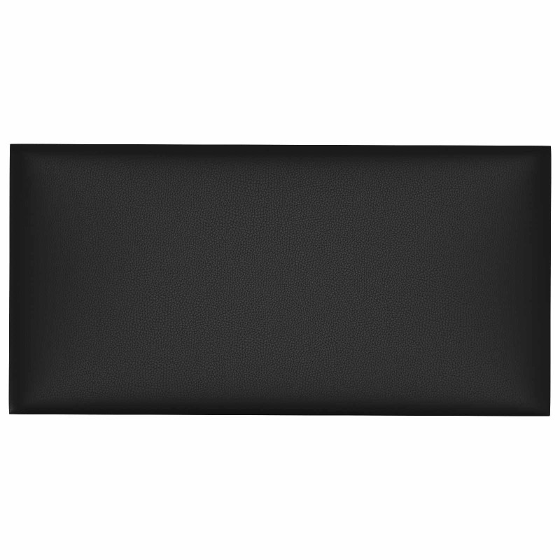 vidaXL Κεφαλάρι Τοίχου 12 τμχ. 60 x 30 cm Μαύρο ύφασμα