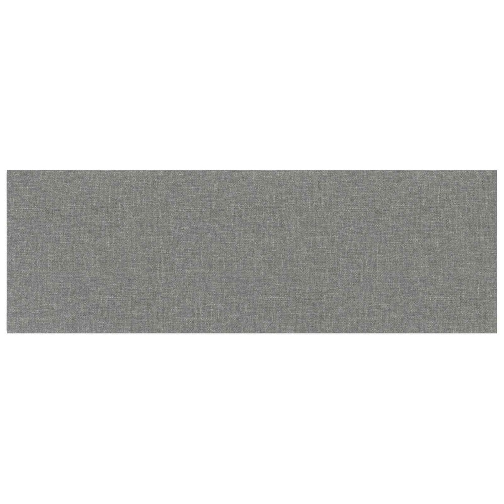 vidaXL Κεφαλάρι Τοίχου 12 τμχ. 90 x 30 cm Ανοιχτό γκρι ύφασμα