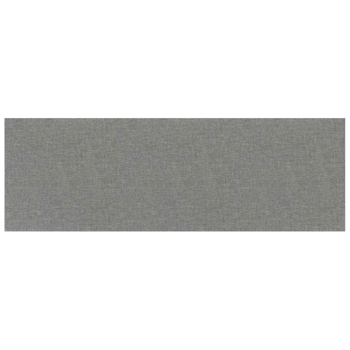 vidaXL Κεφαλάρι Τοίχου 12 τμχ. 90 x 30 cm Ανοιχτό γκρι ύφασμα