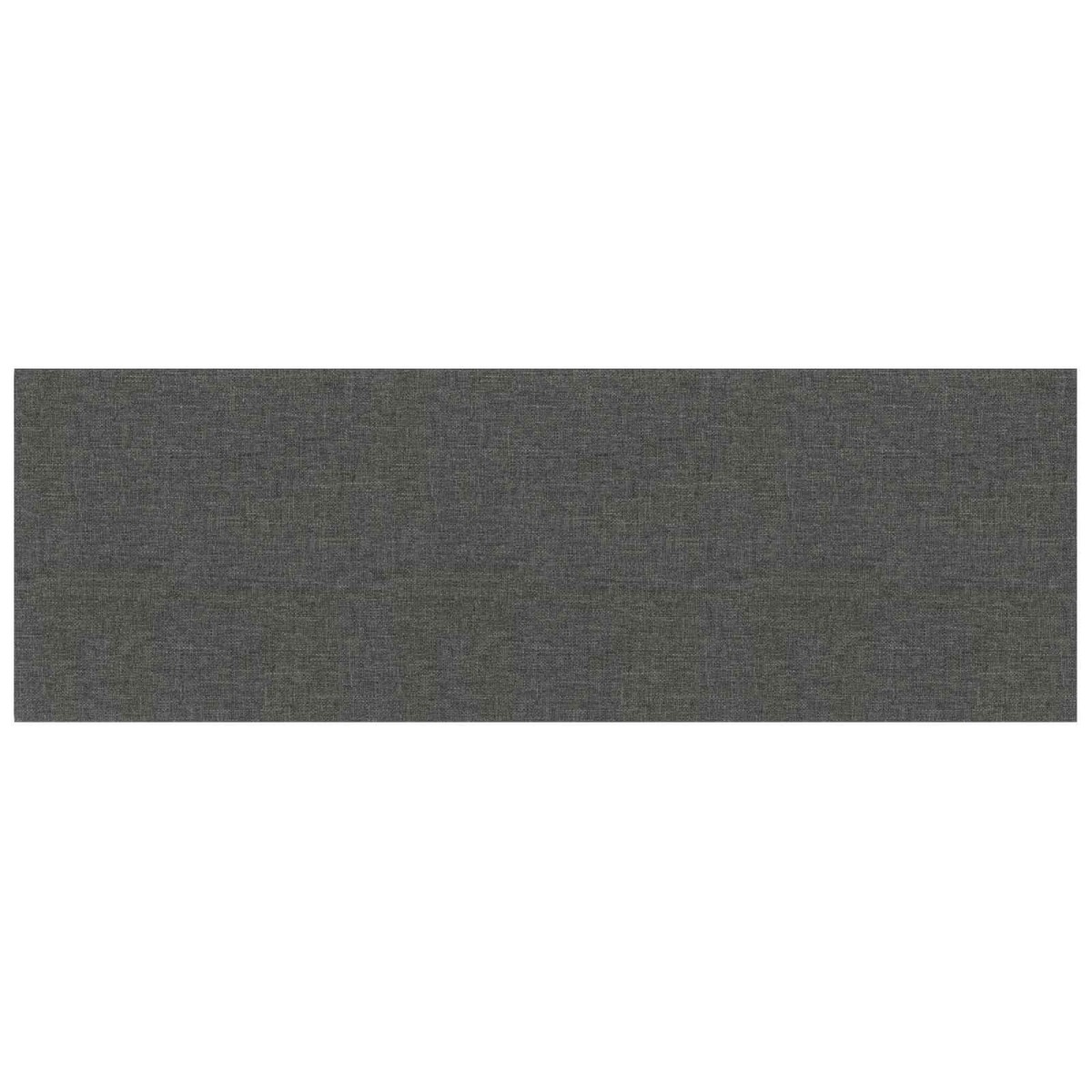 vidaXL Κεφαλάρι Τοίχου 12 τμχ. 90 x 30 cm Σκούρο Γκρι ύφασμα