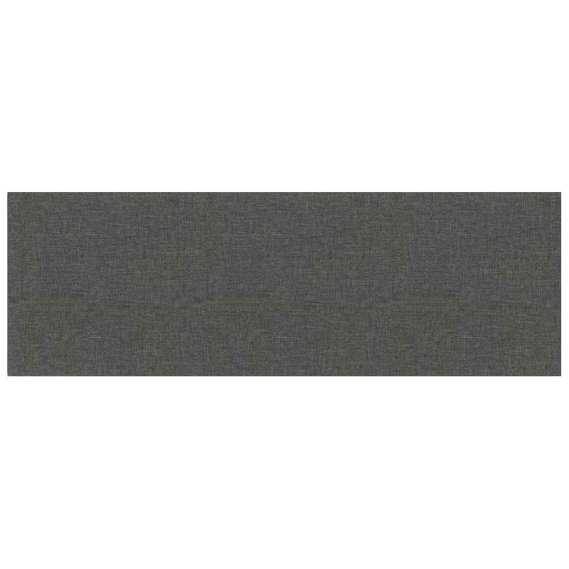 vidaXL Κεφαλάρι Τοίχου 12 τμχ. 90 x 30 cm Σκούρο Γκρι ύφασμα
