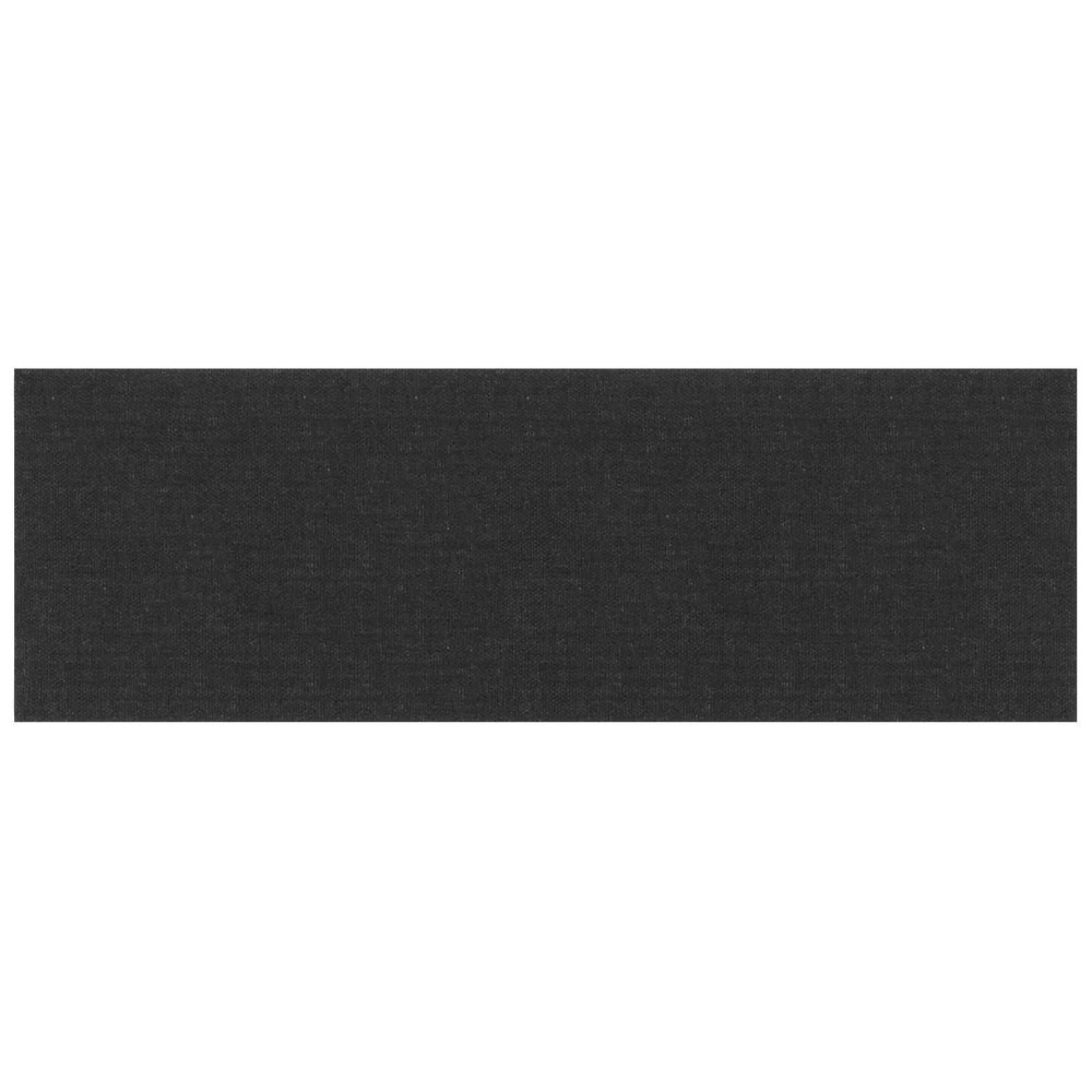 vidaXL Κεφαλάρι Τοίχου 12 τμχ. 90 x 30 cm Μαύρο ύφασμα