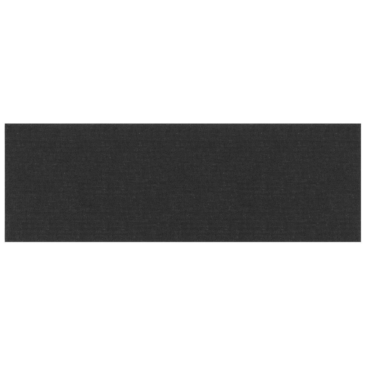 vidaXL Κεφαλάρι Τοίχου 12 τμχ. 90 x 30 cm Μαύρο ύφασμα