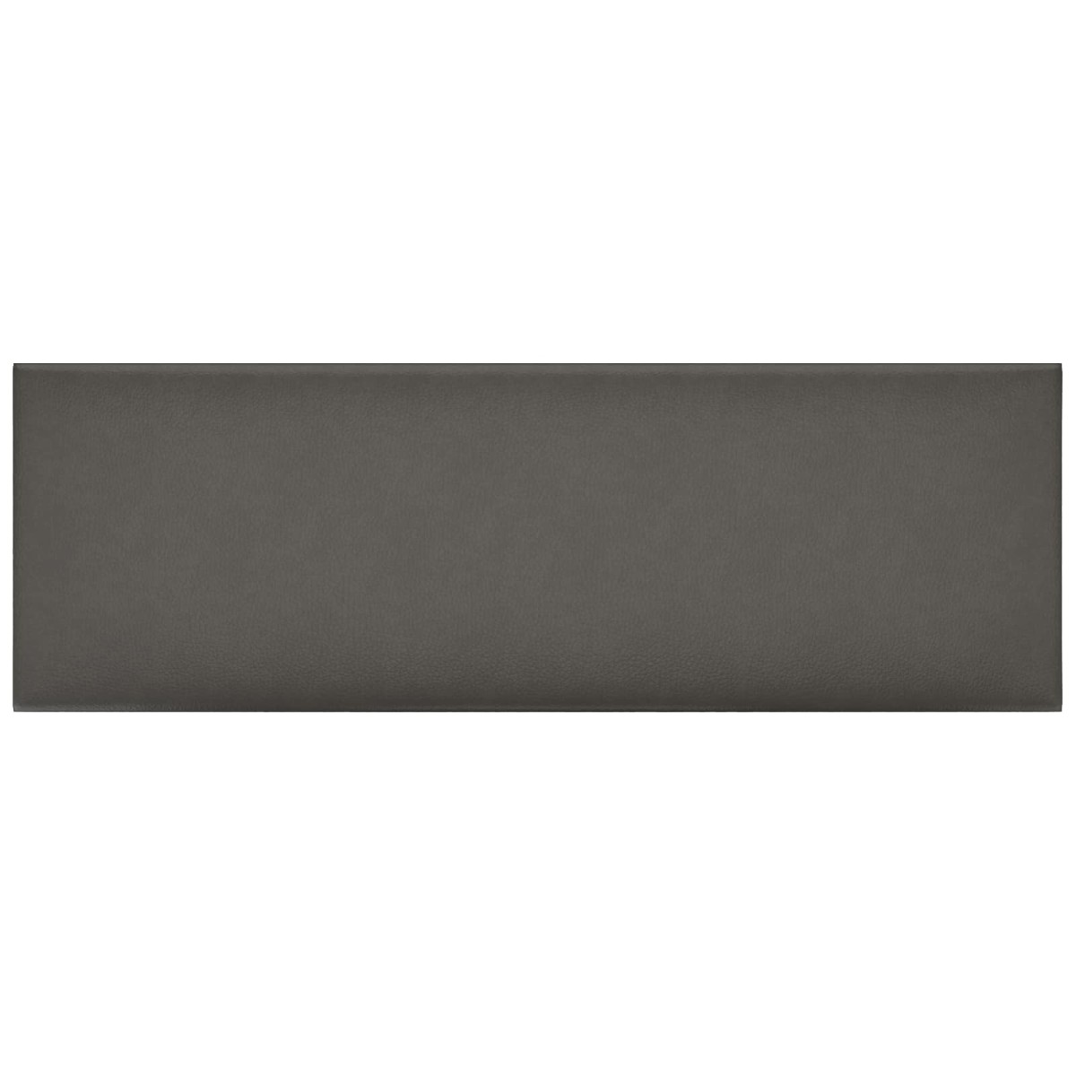 vidaXL Κεφαλάρι Τοίχου 12 τμχ. 90 x 30 cm Γκρι ύφασμα