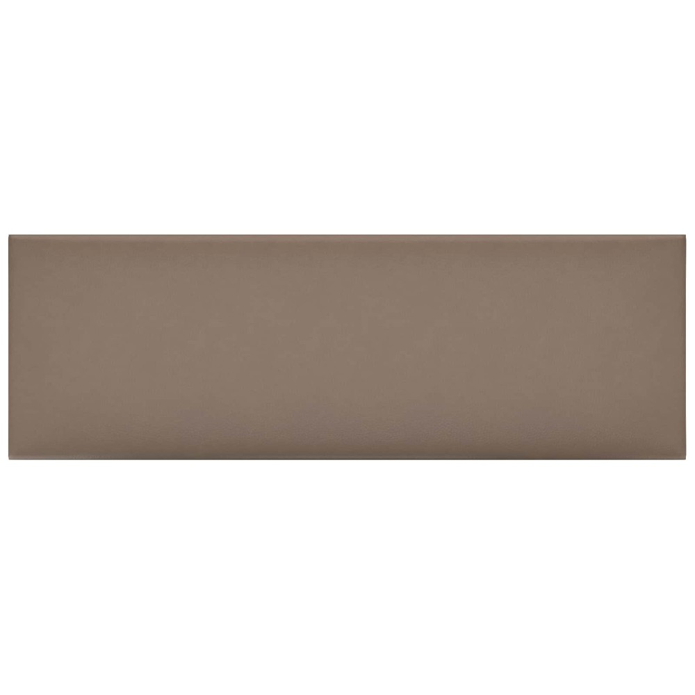 vidaXL Κεφαλάρι Τοίχου 12 τμχ. 90 x 30 cm Καπουτσίνο ύφασμα