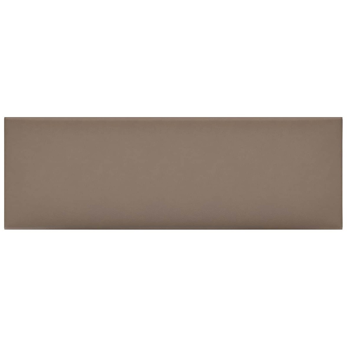 vidaXL Κεφαλάρι Τοίχου 12 τμχ. 90 x 30 cm Καπουτσίνο ύφασμα