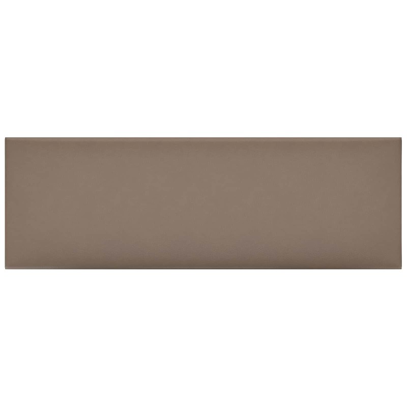 vidaXL Κεφαλάρι Τοίχου 12 τμχ. 90 x 30 cm Καπουτσίνο ύφασμα