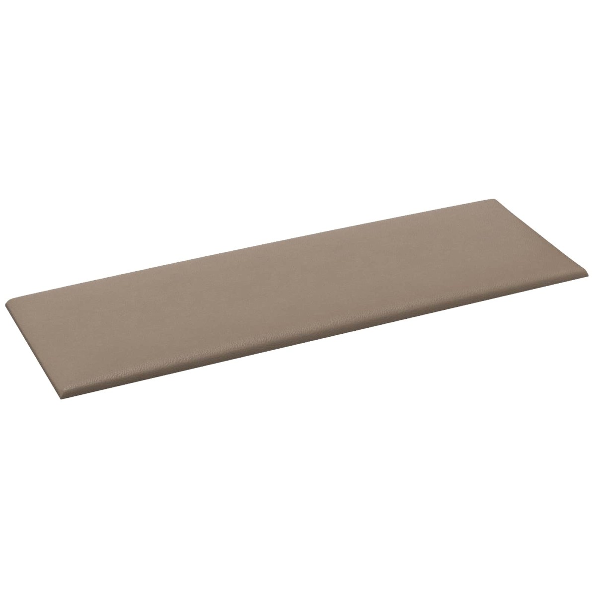 vidaXL Κεφαλάρι Τοίχου 12 τμχ. 90 x 30 cm Καπουτσίνο ύφασμα