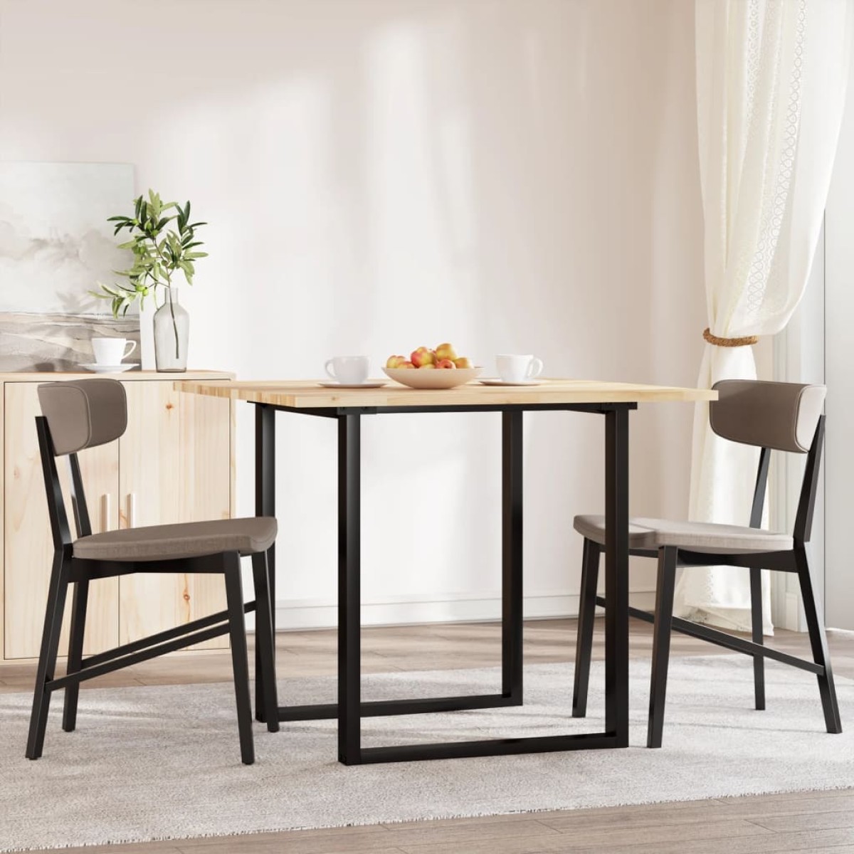 vidaXL Επιφάνεια Τραπεζιού Τετράγωνη 90x90x2 εκ. Μασίφ Ξύλο Ακακίας