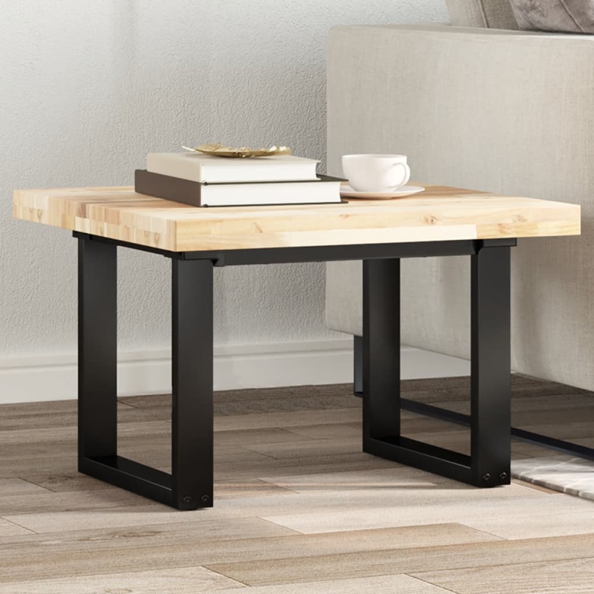 vidaXL Επιφάνεια Τραπεζιού Τετράγωνη 60x60x4 εκ. Μασίφ Ξύλο Ακακίας