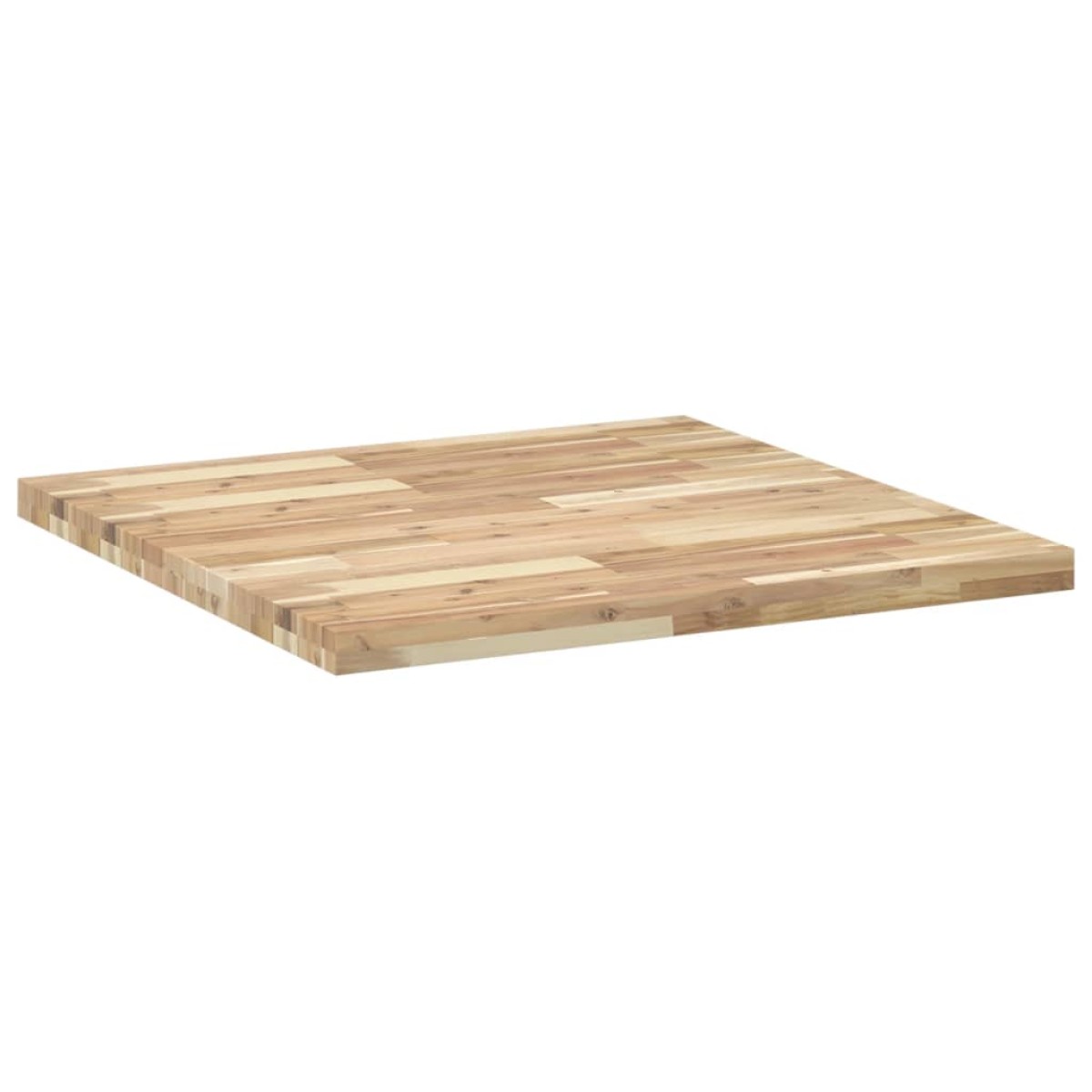 vidaXL Επιφάνεια Τραπεζιού Τετράγωνη 80x80x4 εκ. Μασίφ Ξύλο Ακακίας