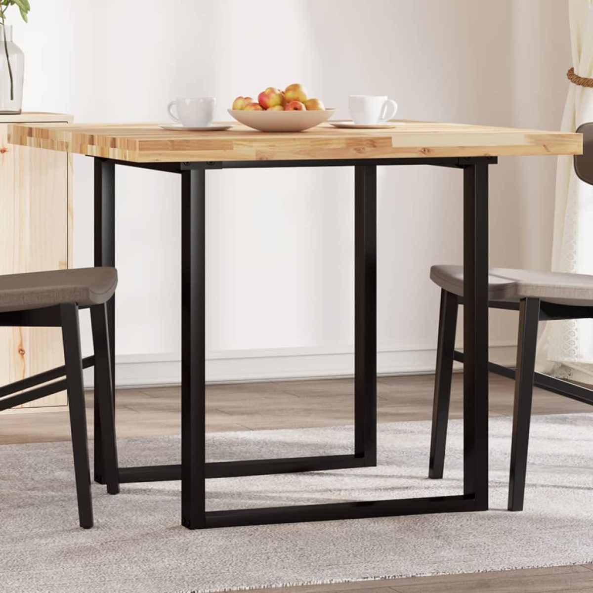 vidaXL Επιφάνεια Τραπεζιού Τετράγωνη 90x90x4 εκ. Μασίφ Ξύλο Ακακίας