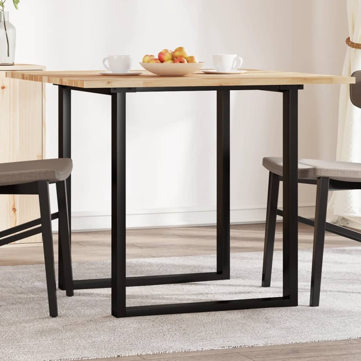 vidaXL Επιφάνεια Τραπεζιού Τετράγωνη 90x90x2 εκ. Μασίφ Ξύλο Ακακίας