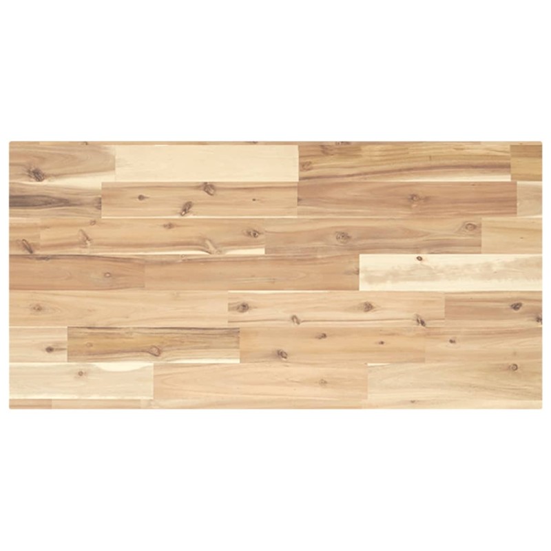 vidaXL Επιφάνεια Γραφείου Ορθογώνια 100x40x2 εκ. Μασίφ Ξύλο Ακακίας