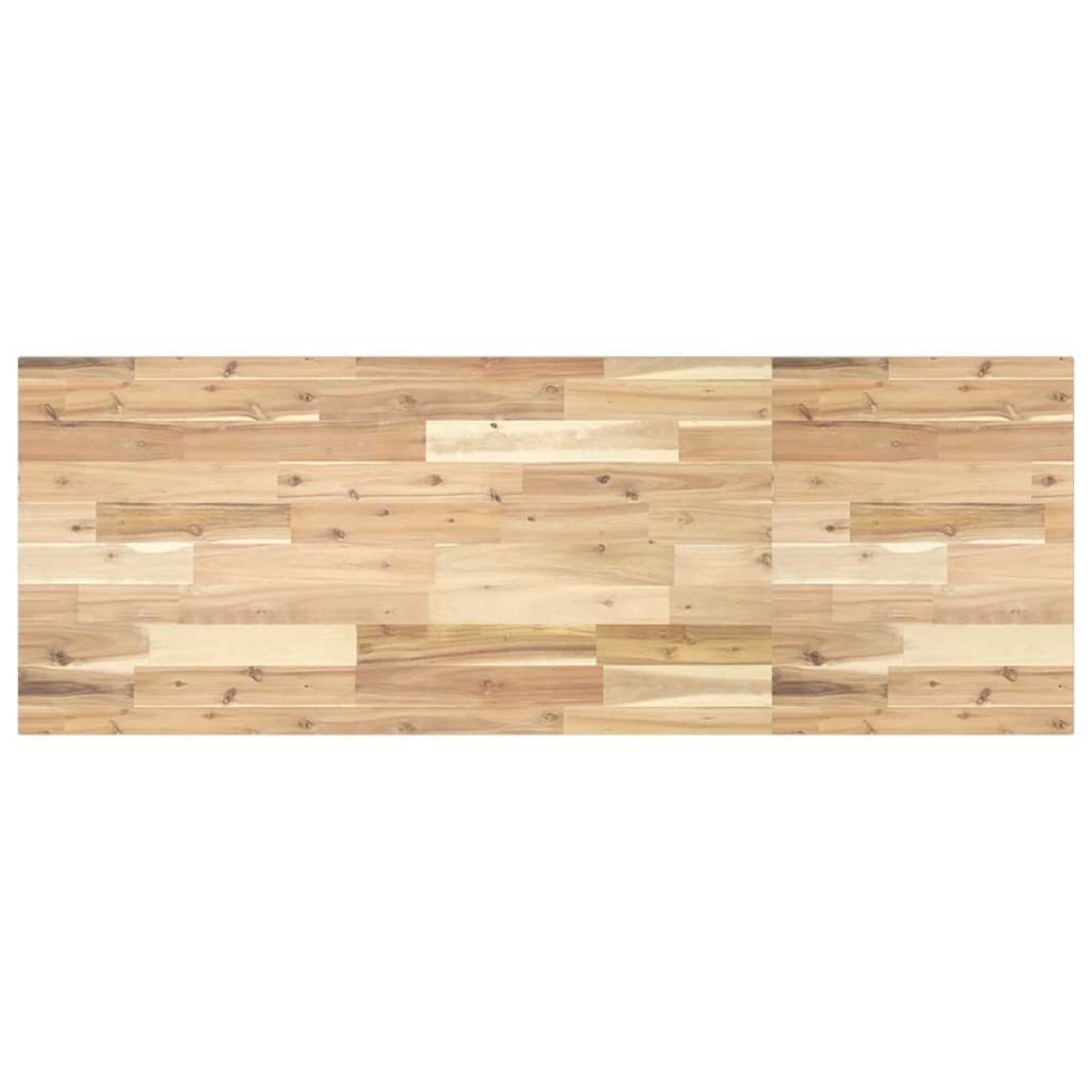 vidaXL Επιφάνεια Γραφείου Ορθογώνια 160x50x2 εκ. Μασίφ Ξύλο Ακακίας