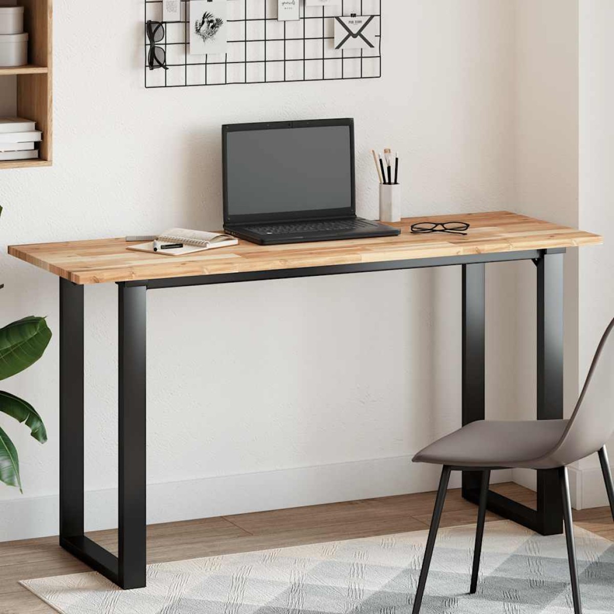 vidaXL Επιφάνεια Γραφείου Ορθογώνια 160x50x2 εκ. Μασίφ Ξύλο Ακακίας